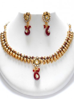 Polki Necklace Set